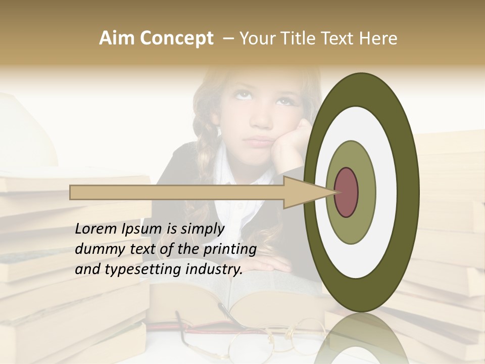 Portrait Preschool Literature PowerPoint Template