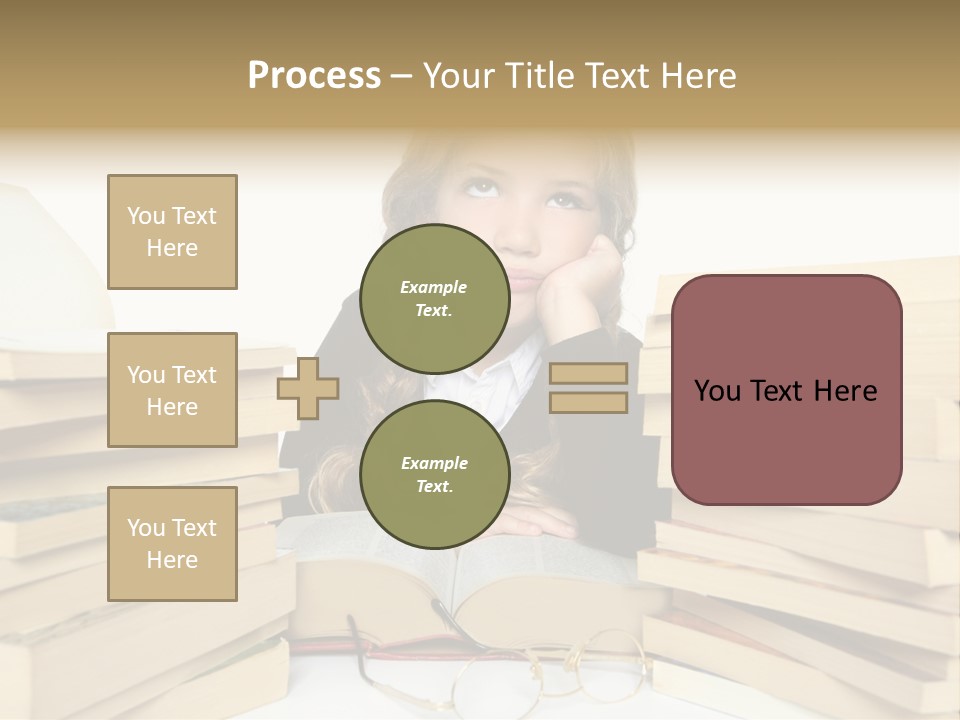 Portrait Preschool Literature PowerPoint Template