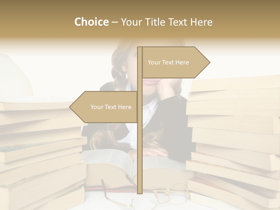 Portrait Preschool Literature PowerPoint Template