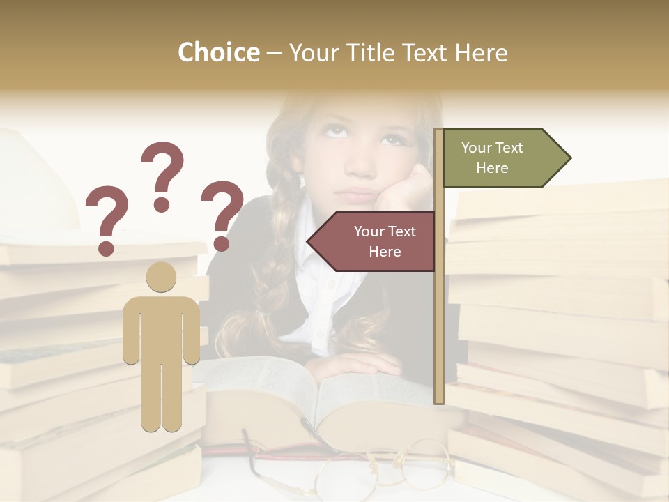 Portrait Preschool Literature PowerPoint Template