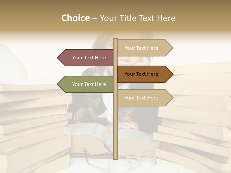 Portrait Preschool Literature PowerPoint Template