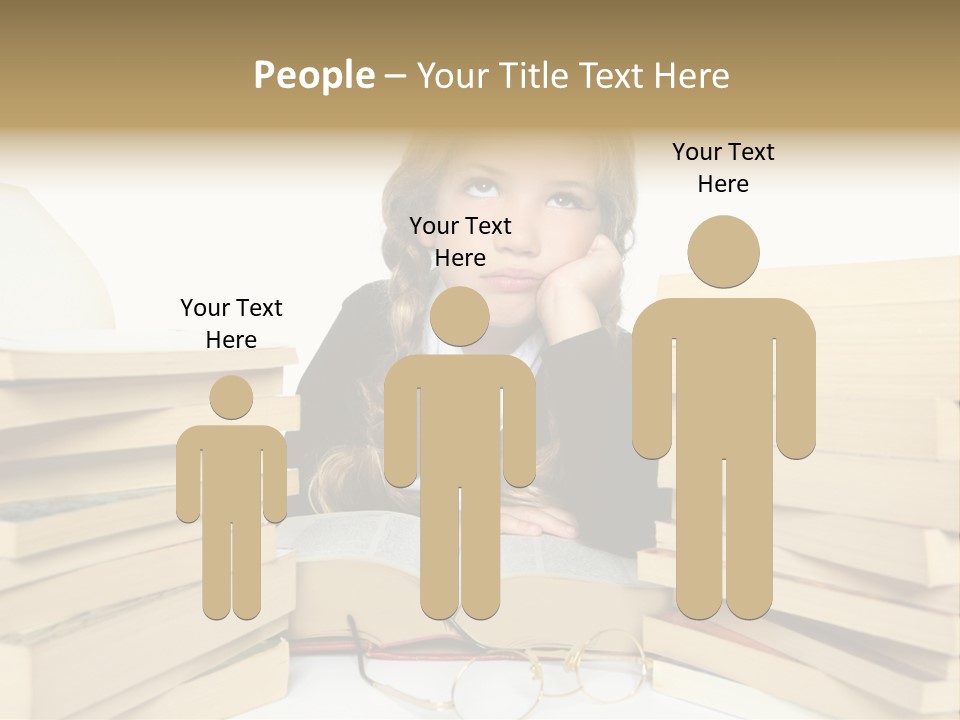 Portrait Preschool Literature PowerPoint Template