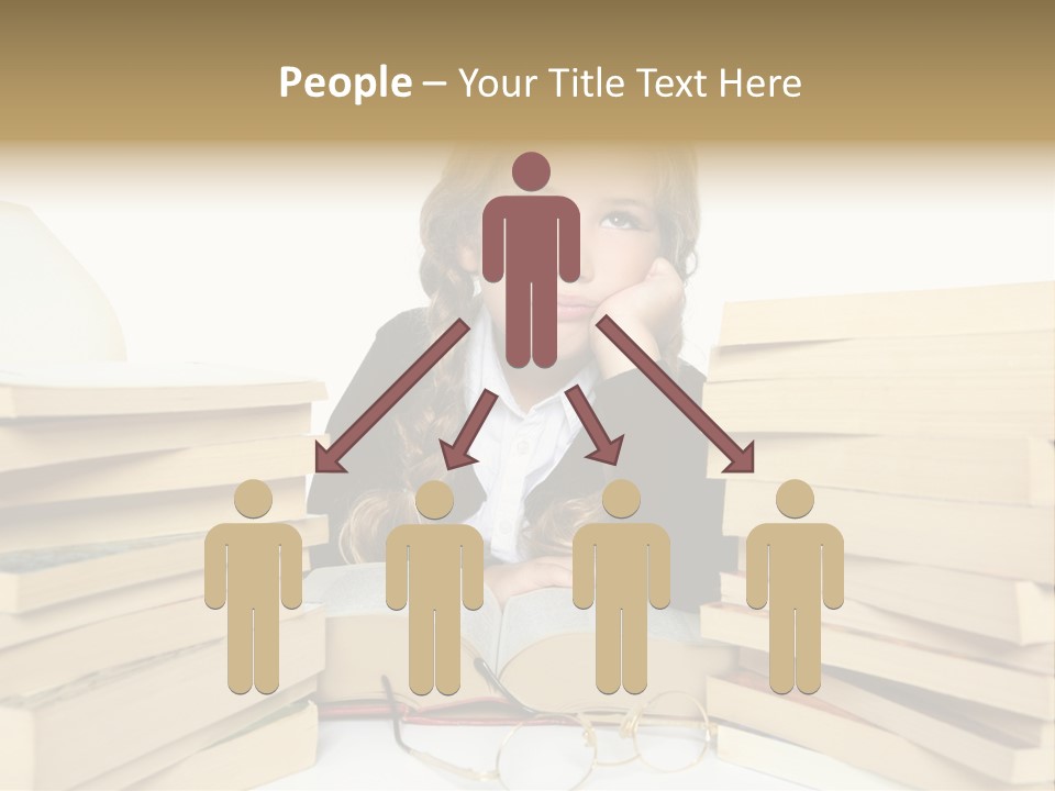 Portrait Preschool Literature PowerPoint Template