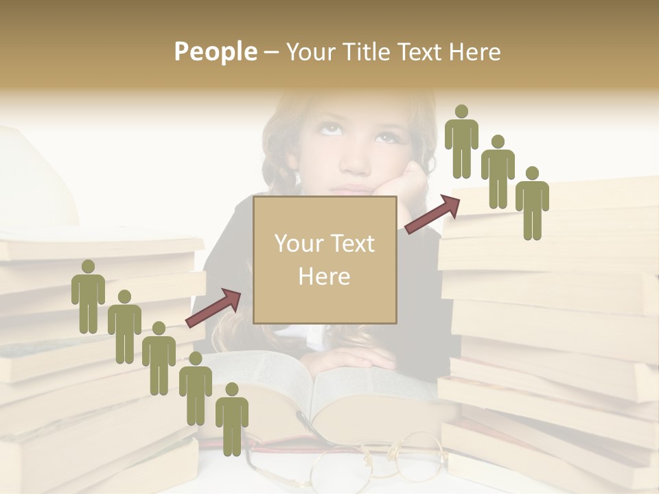 Portrait Preschool Literature PowerPoint Template