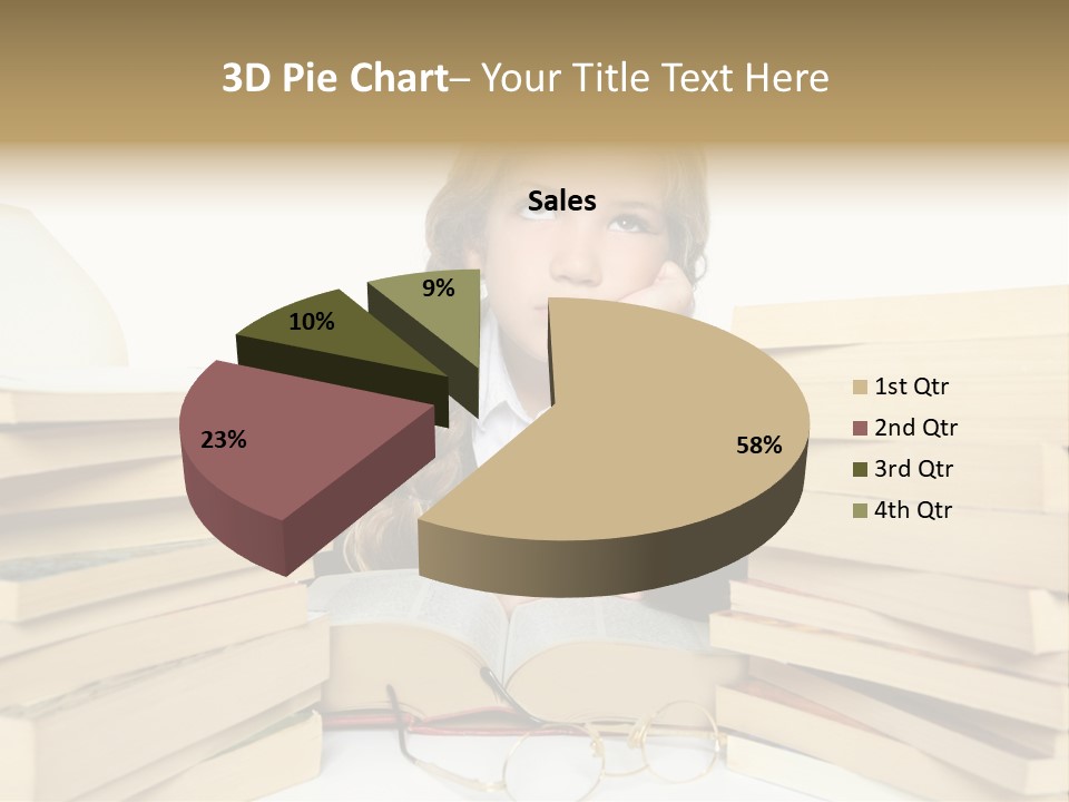 Portrait Preschool Literature PowerPoint Template