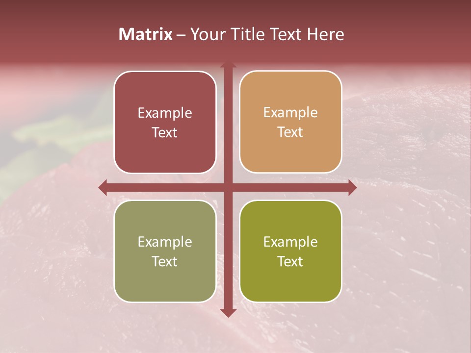 Eat Meat Ingredient PowerPoint Template
