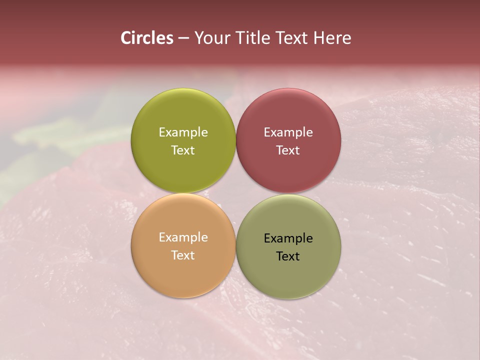 Eat Meat Ingredient PowerPoint Template