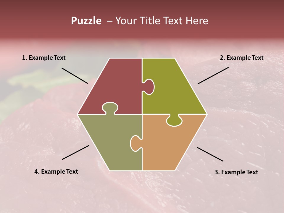 Eat Meat Ingredient PowerPoint Template