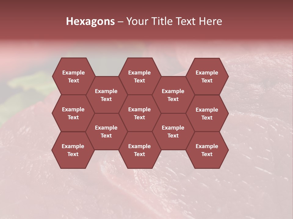 Eat Meat Ingredient PowerPoint Template