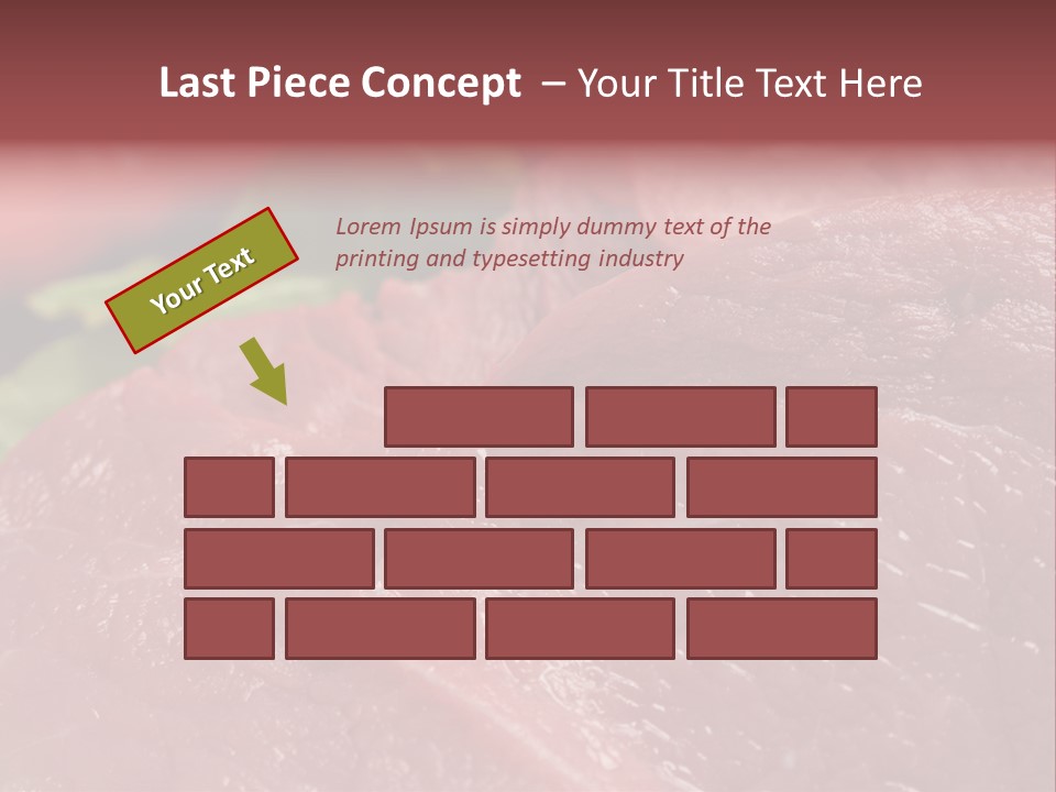 Eat Meat Ingredient PowerPoint Template