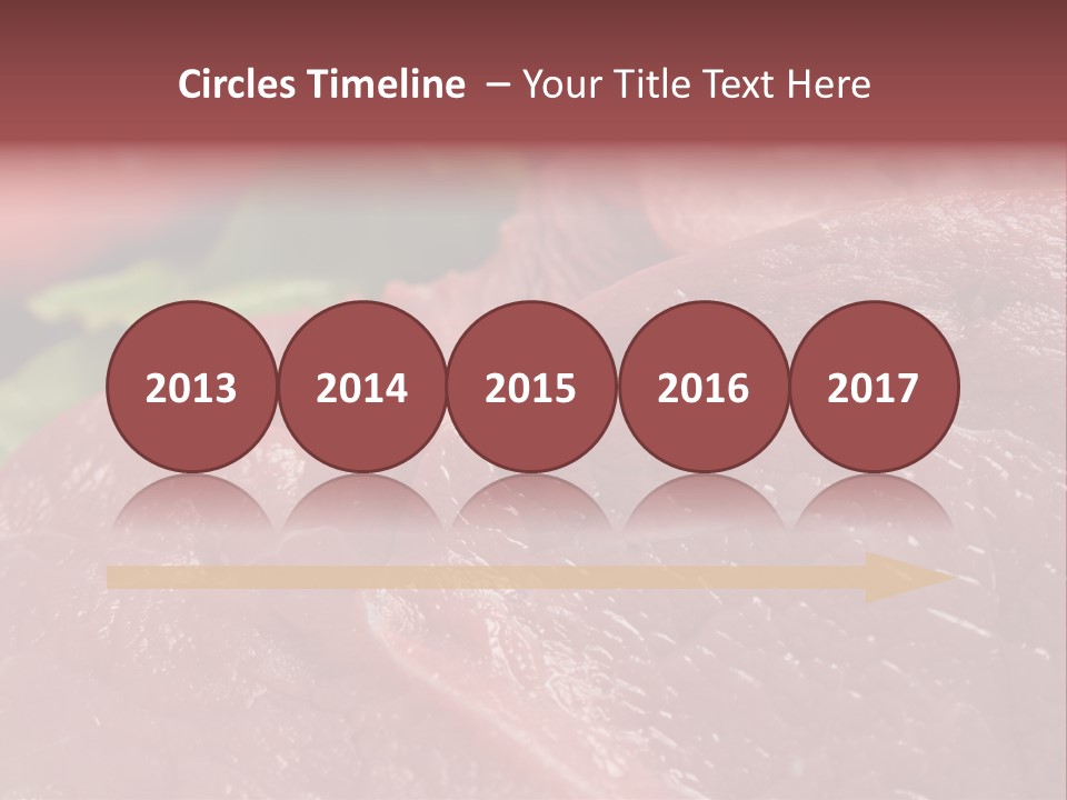 Eat Meat Ingredient PowerPoint Template