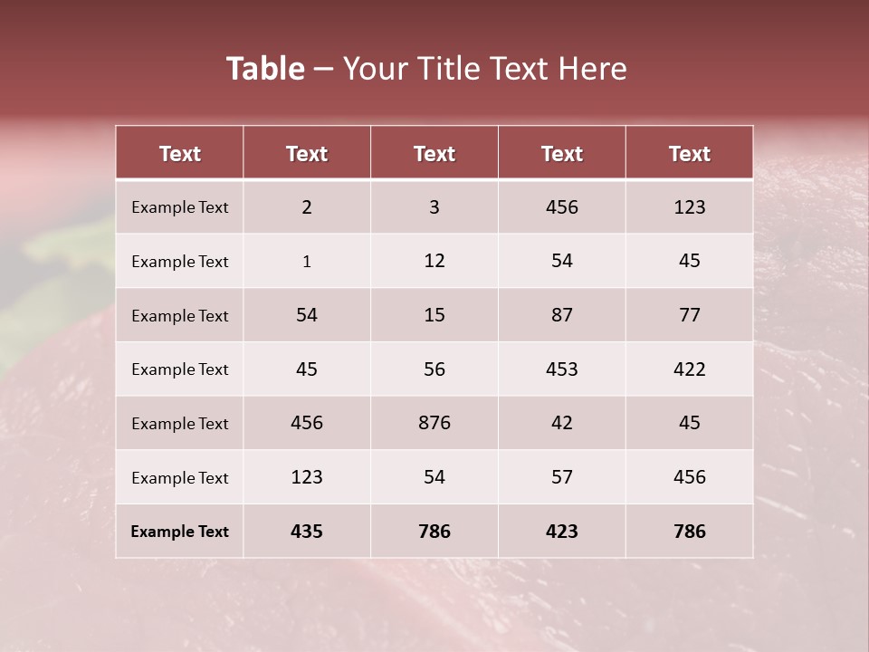 Eat Meat Ingredient PowerPoint Template