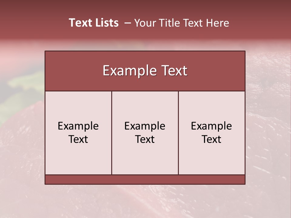 Eat Meat Ingredient PowerPoint Template