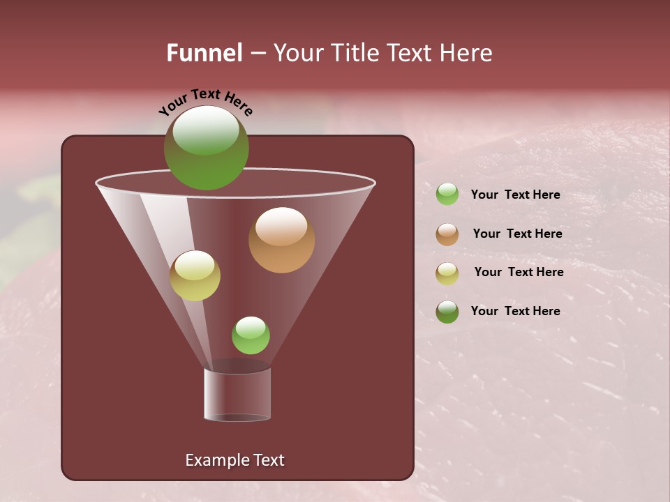 Eat Meat Ingredient PowerPoint Template