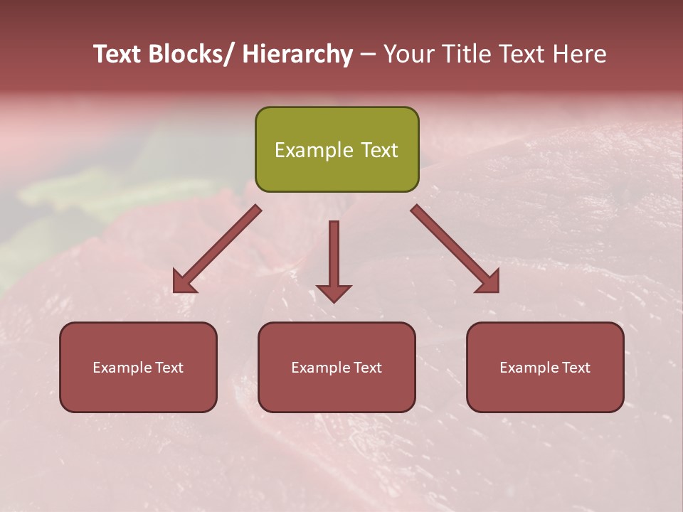 Eat Meat Ingredient PowerPoint Template