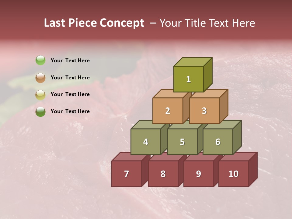 Eat Meat Ingredient PowerPoint Template