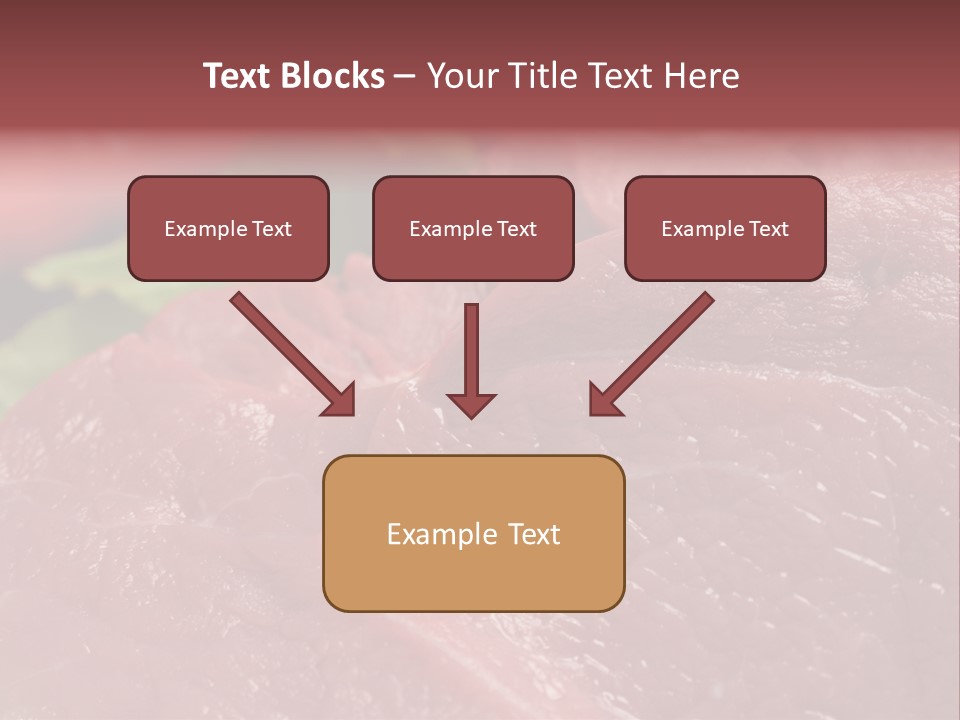 Eat Meat Ingredient PowerPoint Template