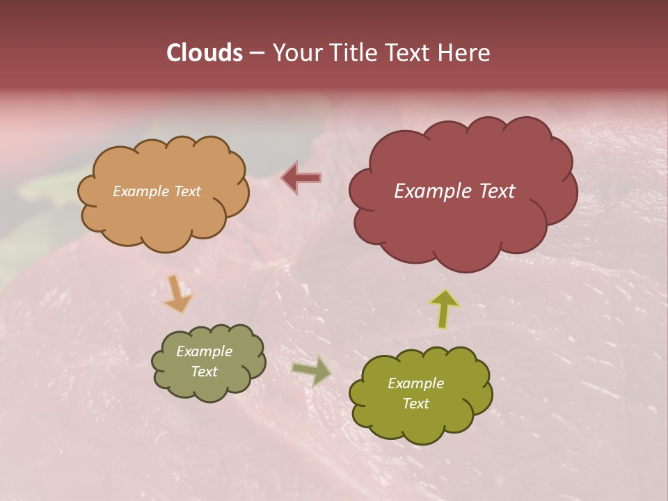 Eat Meat Ingredient PowerPoint Template