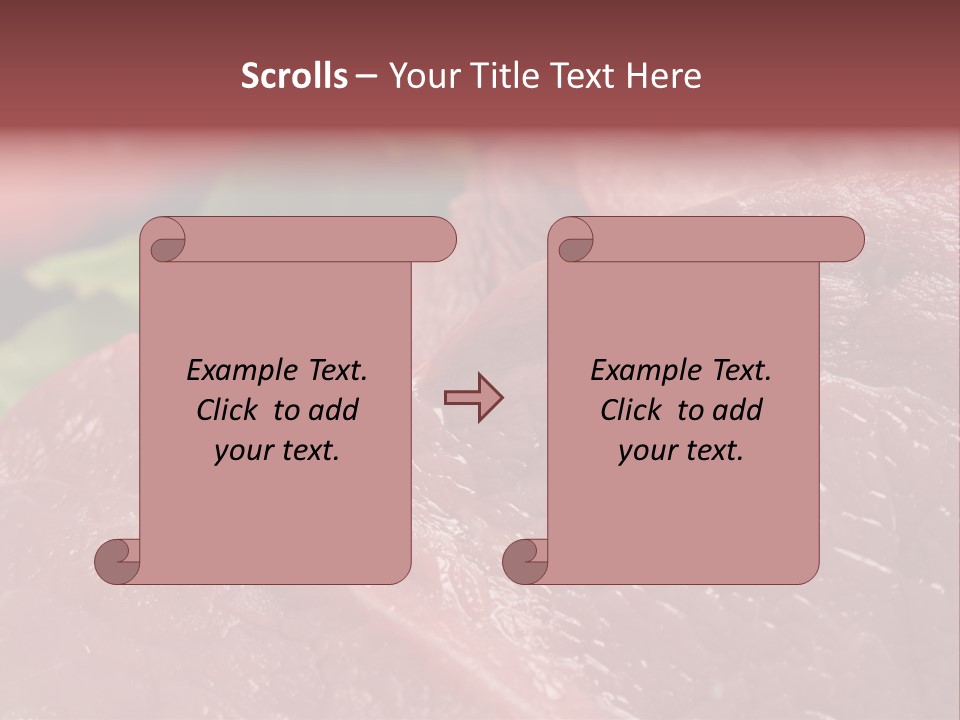 Eat Meat Ingredient PowerPoint Template