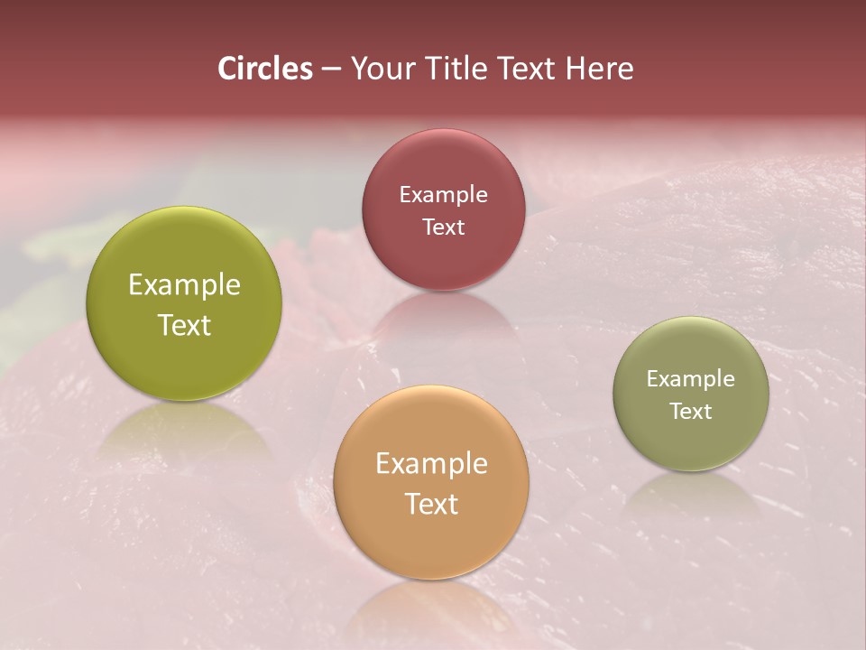 Eat Meat Ingredient PowerPoint Template