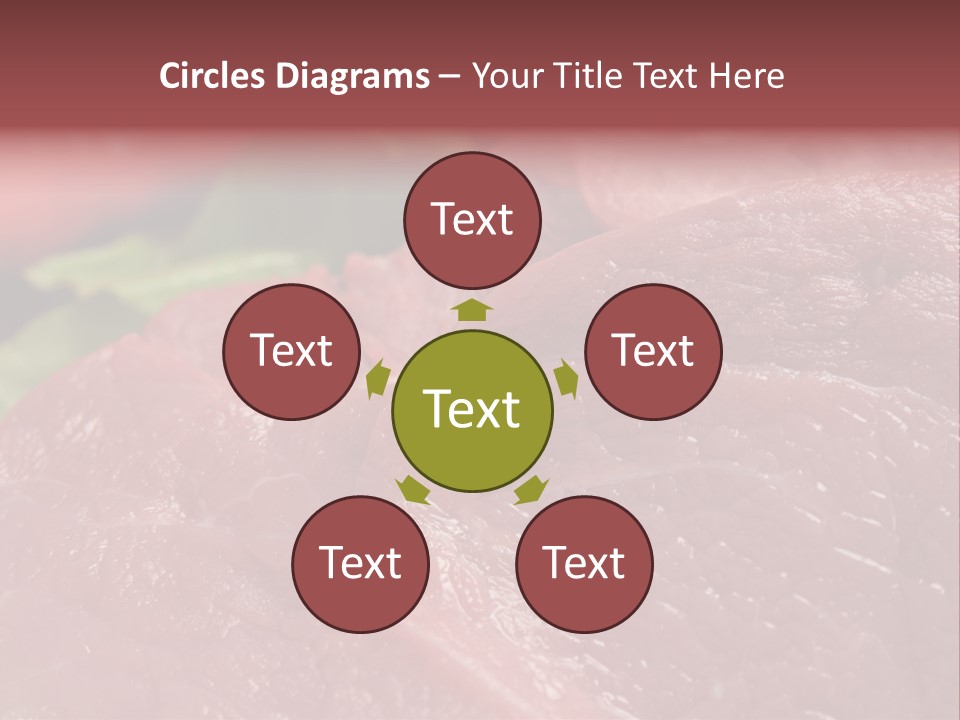 Eat Meat Ingredient PowerPoint Template