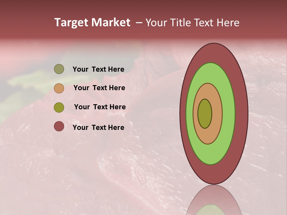 Eat Meat Ingredient PowerPoint Template