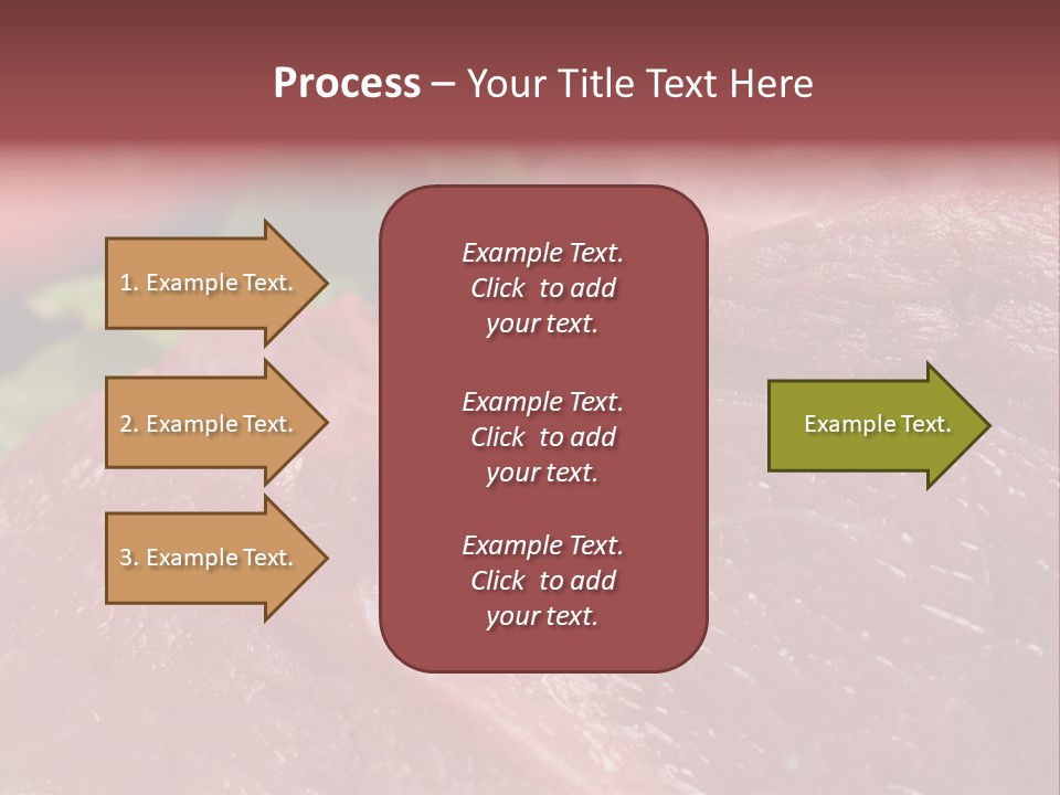 Eat Meat Ingredient PowerPoint Template