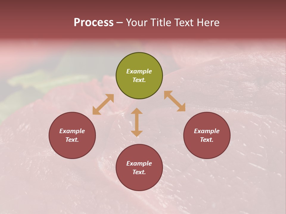 Eat Meat Ingredient PowerPoint Template