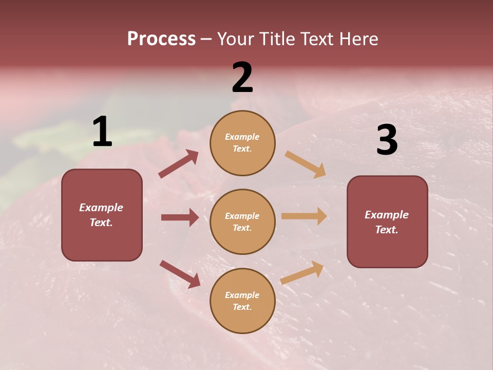 Eat Meat Ingredient PowerPoint Template