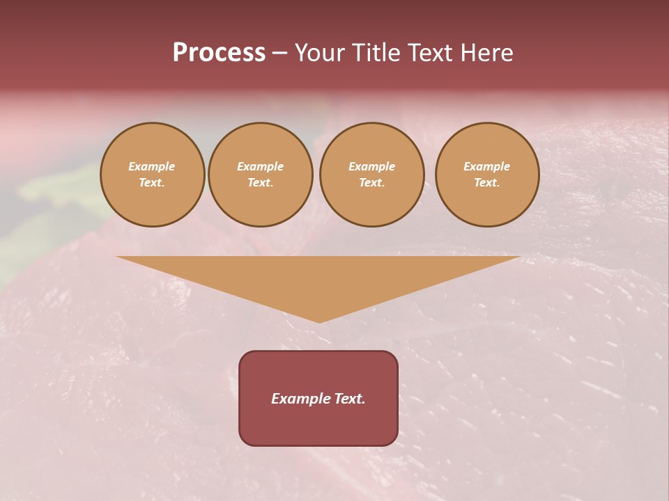 Eat Meat Ingredient PowerPoint Template