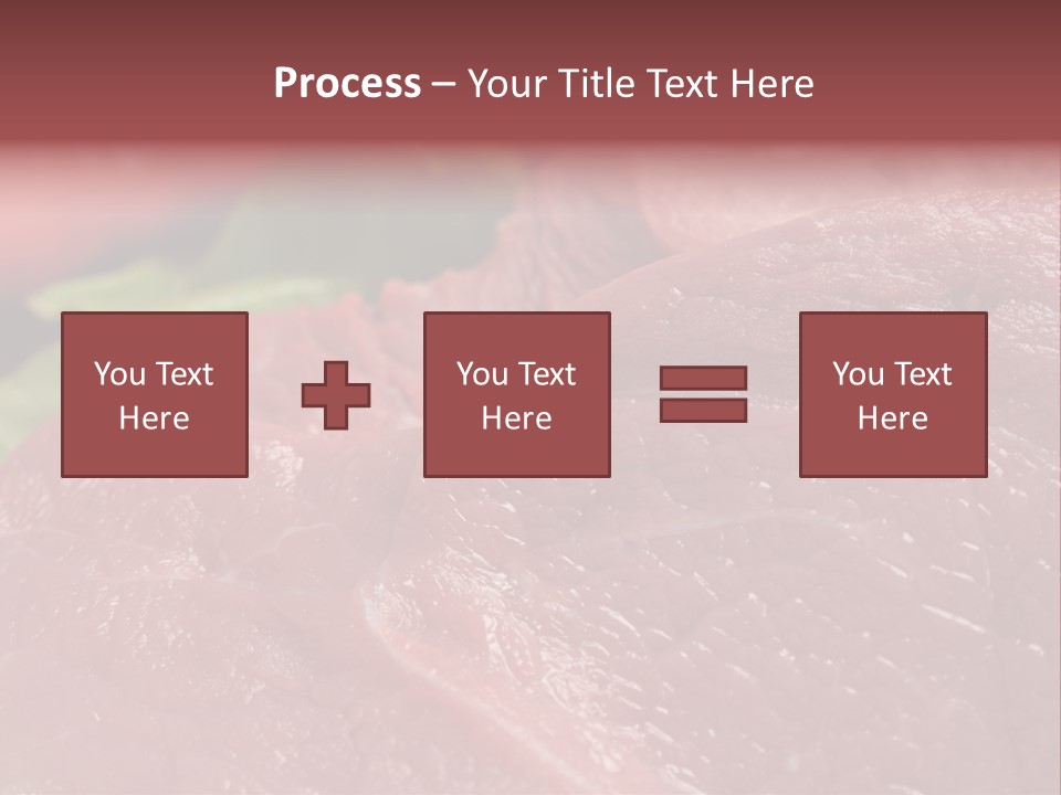 Eat Meat Ingredient PowerPoint Template