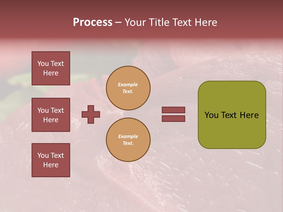 Eat Meat Ingredient PowerPoint Template
