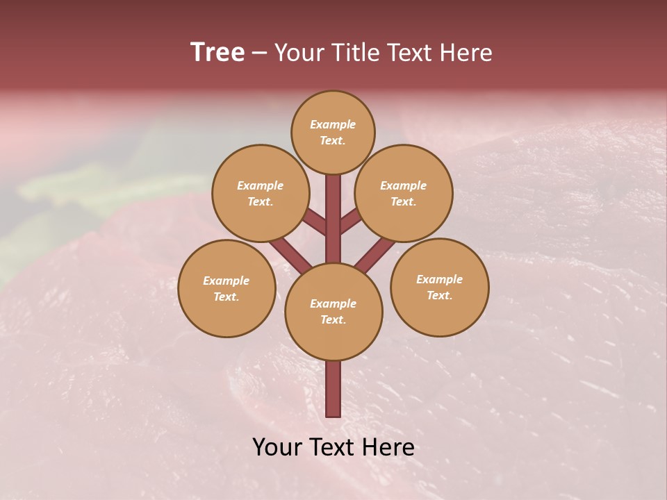 Eat Meat Ingredient PowerPoint Template