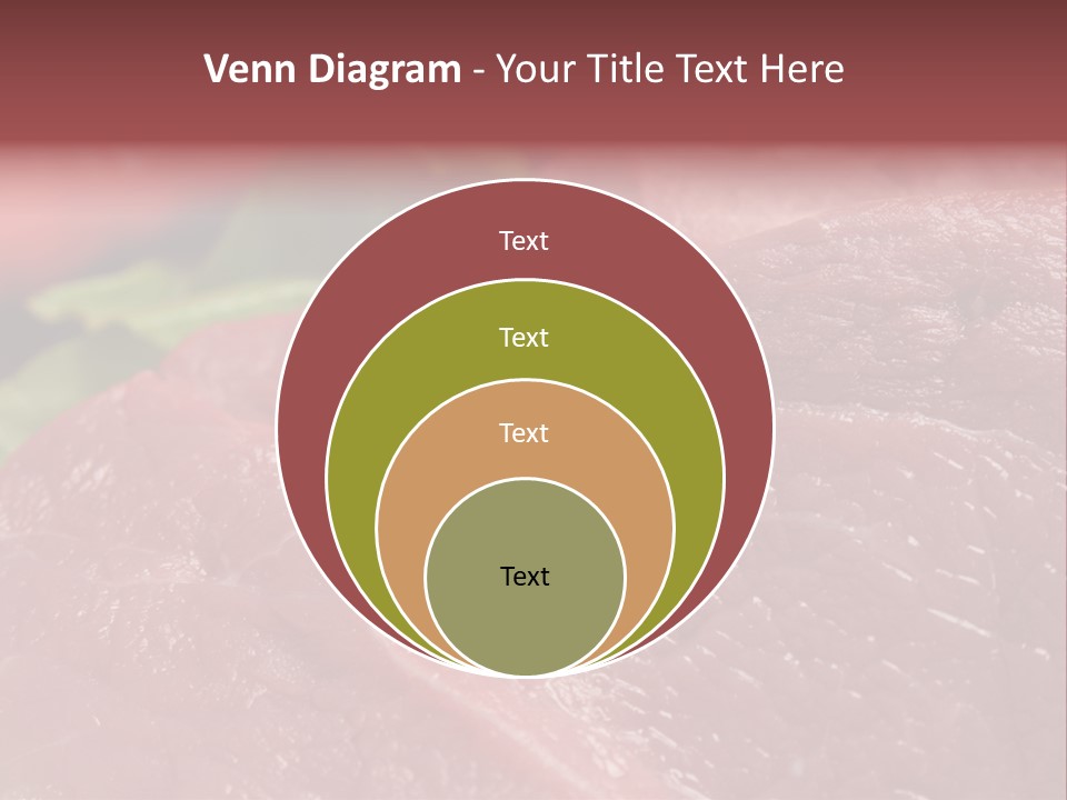Eat Meat Ingredient PowerPoint Template