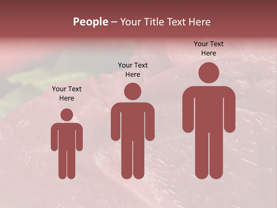 Eat Meat Ingredient PowerPoint Template