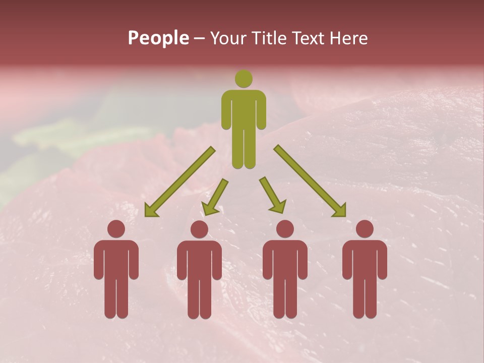 Eat Meat Ingredient PowerPoint Template