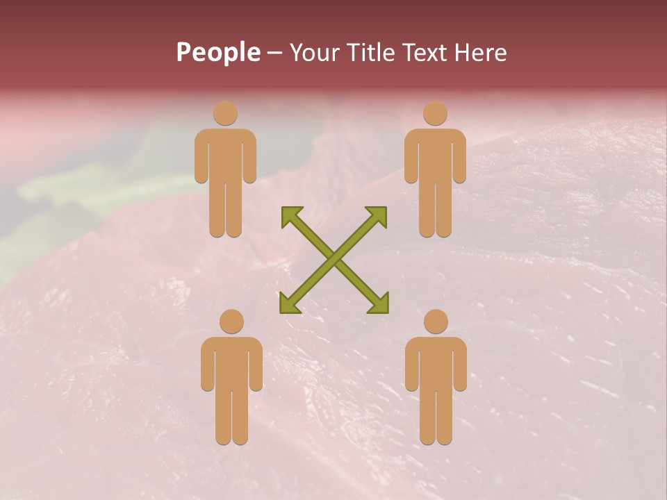 Eat Meat Ingredient PowerPoint Template