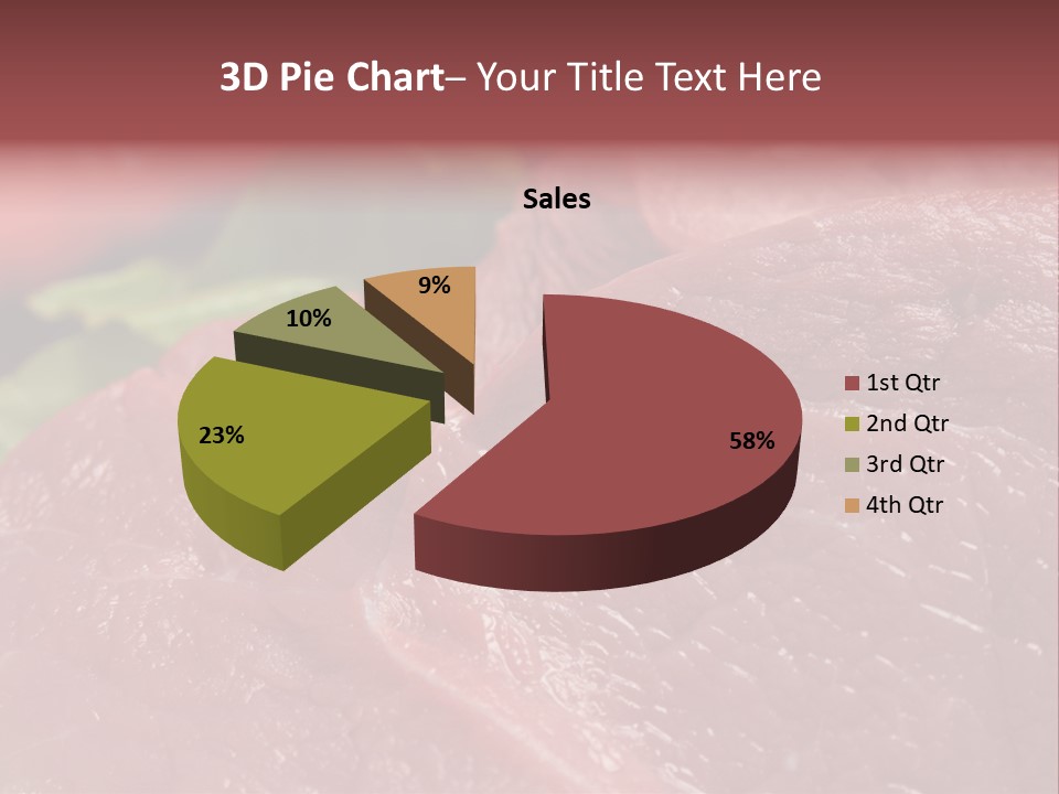 Eat Meat Ingredient PowerPoint Template