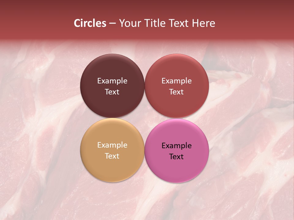 Uncooked Cooking Close Up PowerPoint Template