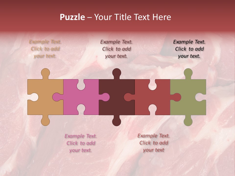 Uncooked Cooking Close Up PowerPoint Template