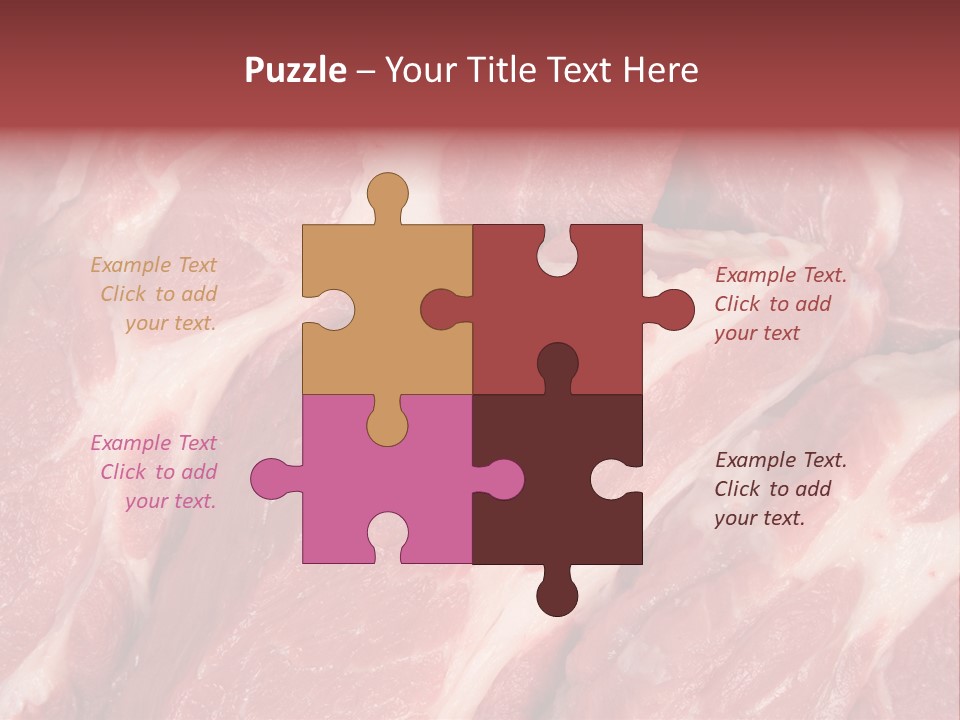 Uncooked Cooking Close Up PowerPoint Template