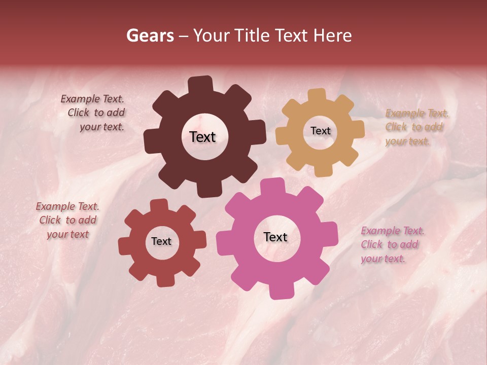 Uncooked Cooking Close Up PowerPoint Template
