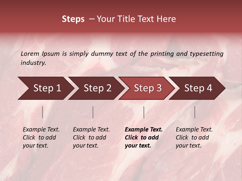 Uncooked Cooking Close Up PowerPoint Template
