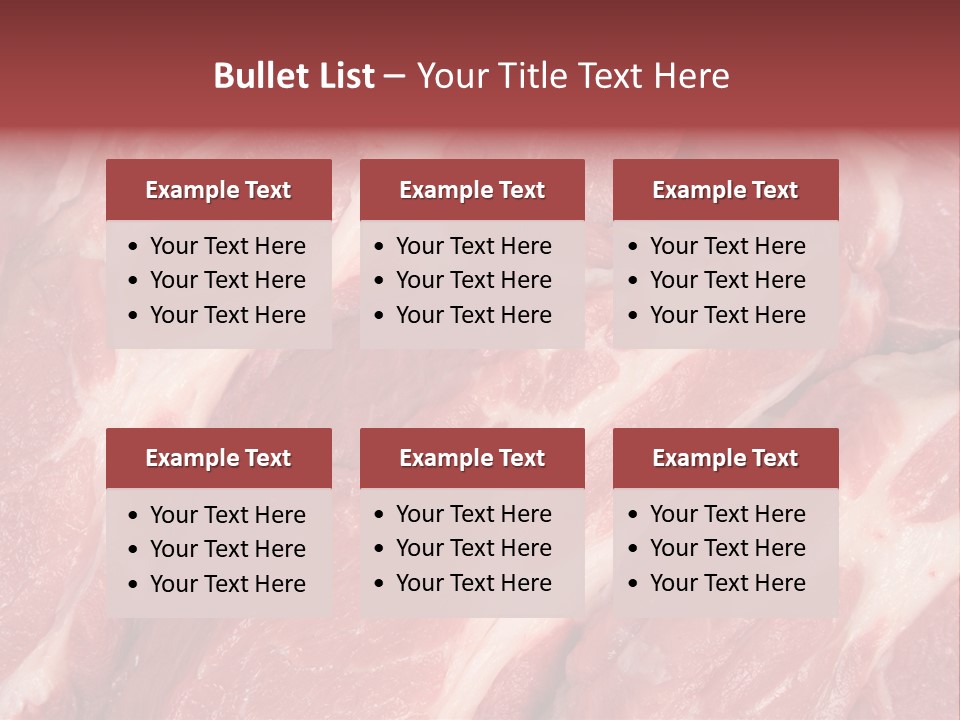 Uncooked Cooking Close Up PowerPoint Template