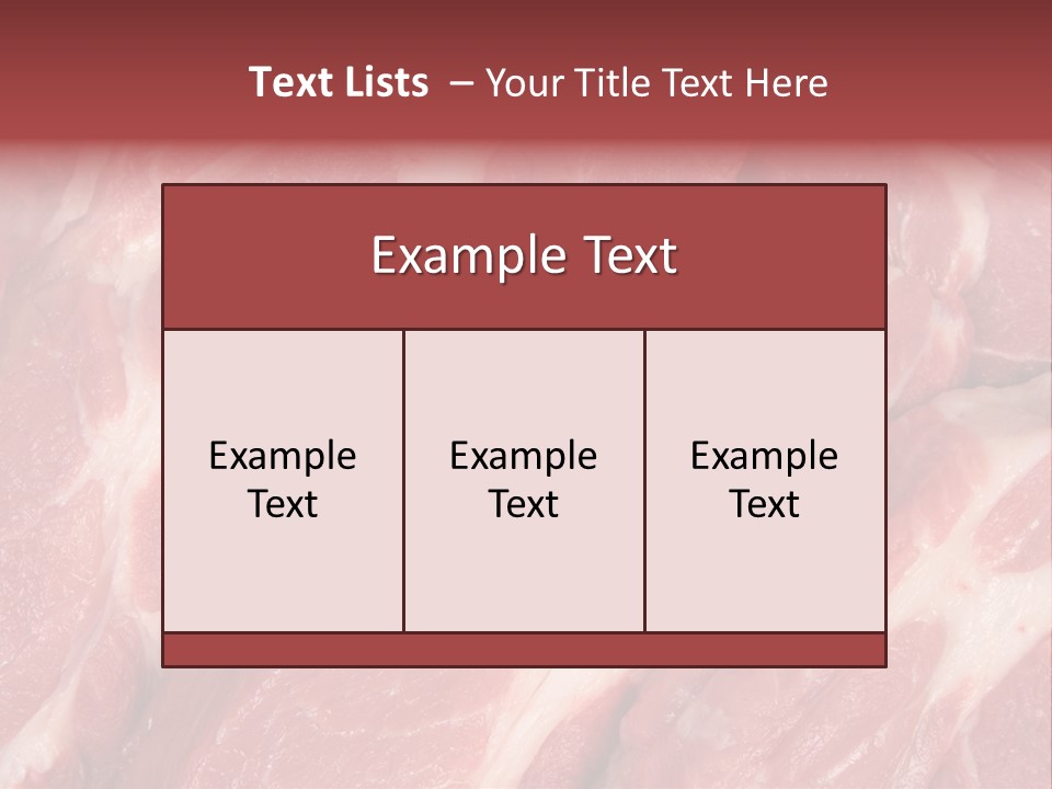 Uncooked Cooking Close Up PowerPoint Template