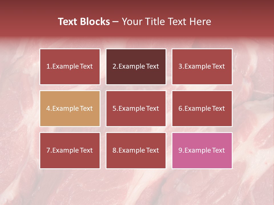 Uncooked Cooking Close Up PowerPoint Template