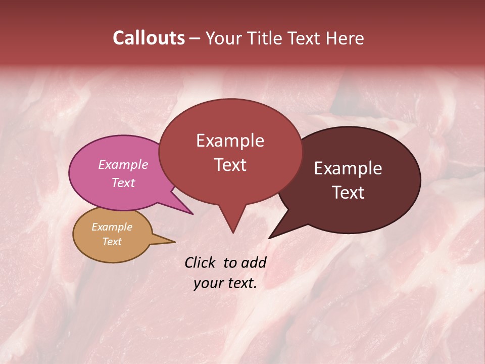 Uncooked Cooking Close Up PowerPoint Template