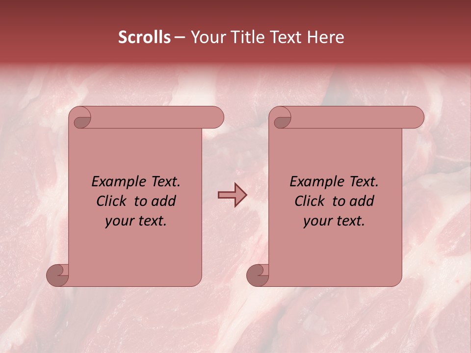 Uncooked Cooking Close Up PowerPoint Template