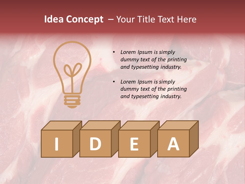 Uncooked Cooking Close Up PowerPoint Template