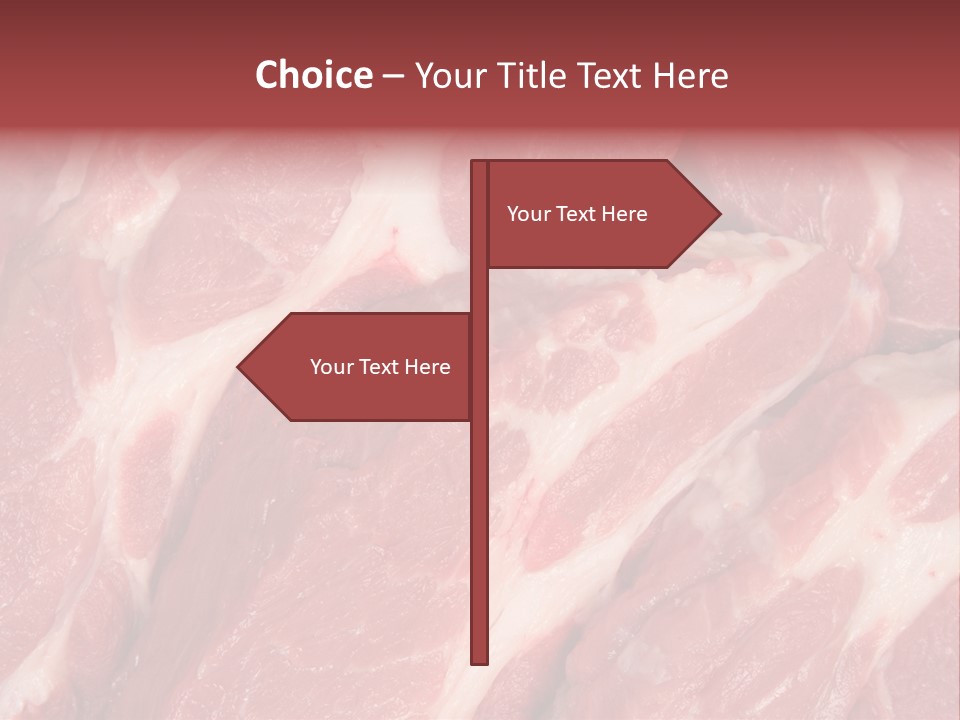 Uncooked Cooking Close Up PowerPoint Template